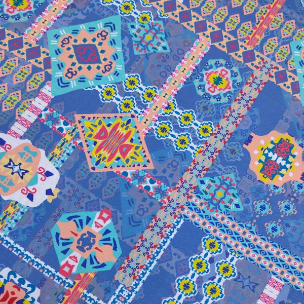 Ethnic Galore Print On Royal Georgette RGPS05