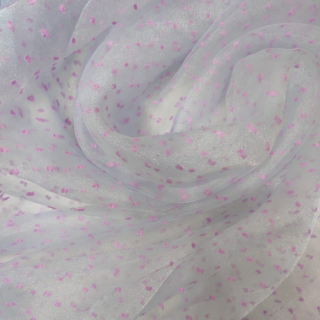 Madonna Organza (Two Tone)(Lavender on Light Blue 1)