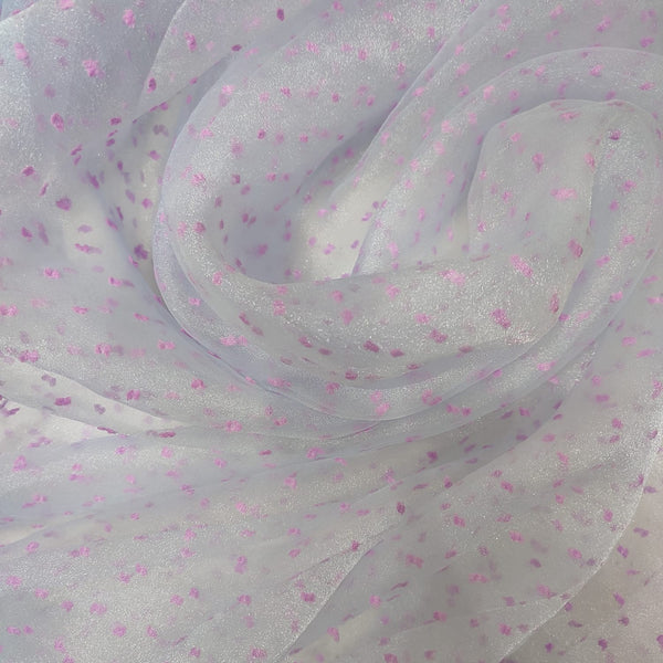 Madonna Organza (Two Tone)(Lavender on Light Blue 1)