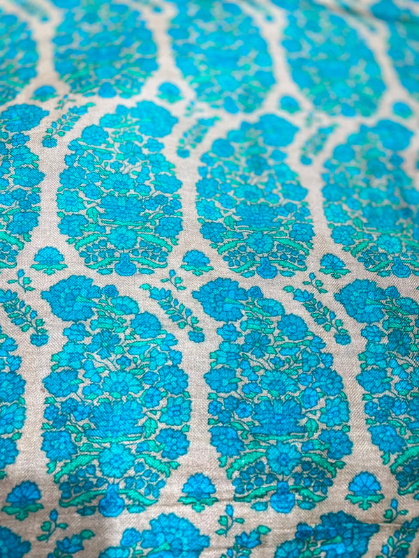 Digital Print On Pashmina Silk