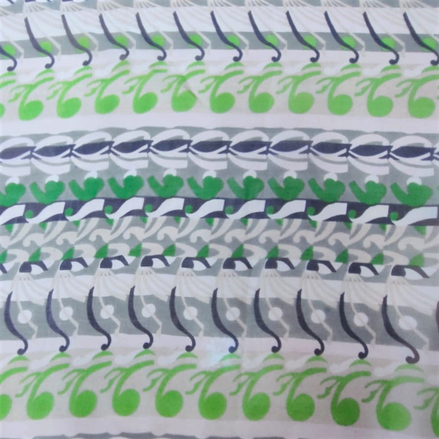 Seeds Print On Silk Chiffon-SCPS196