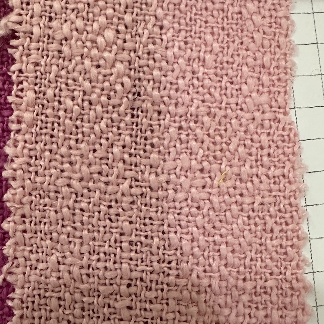 Dessert Rose Boucle Tweed