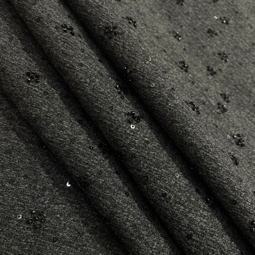 Luxury Tweed (Cutdana All Over Grey)