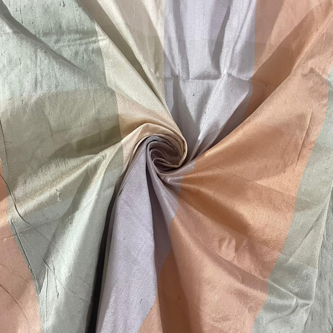 Dupion Silk -Multicolor-Check