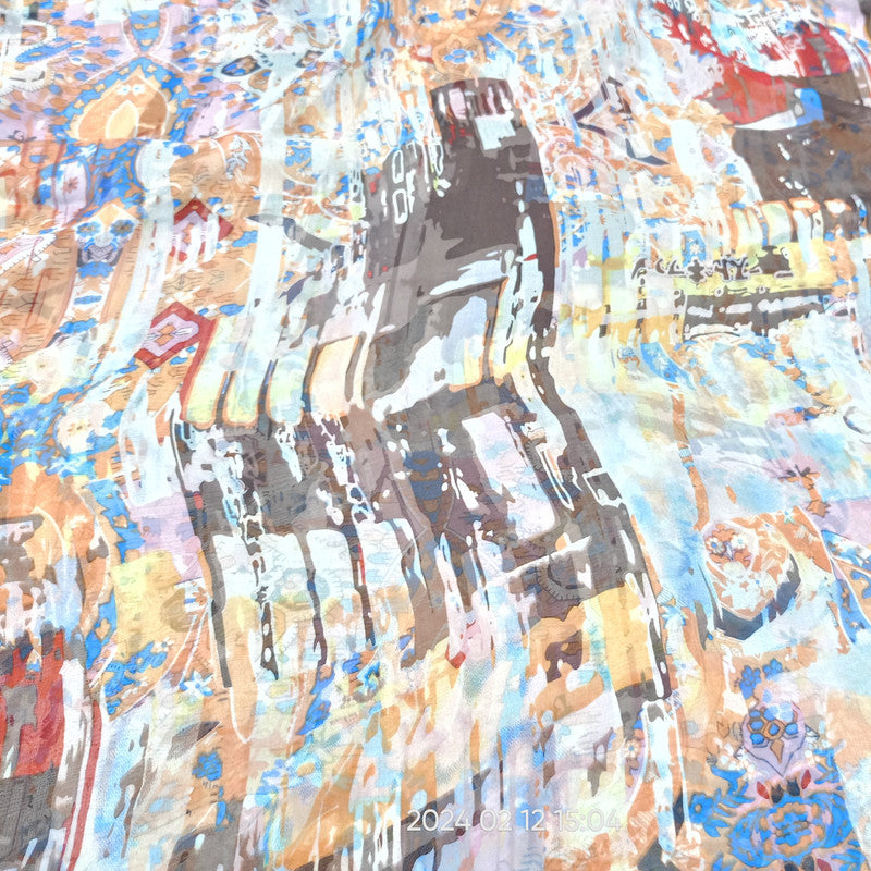 Print On Silk Chiffon SCPS272