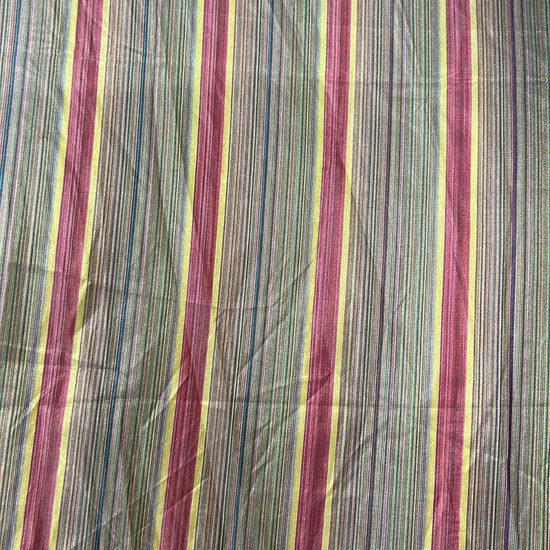 Poly Silk Stripe Yarn Dyed Fabric FFFS18