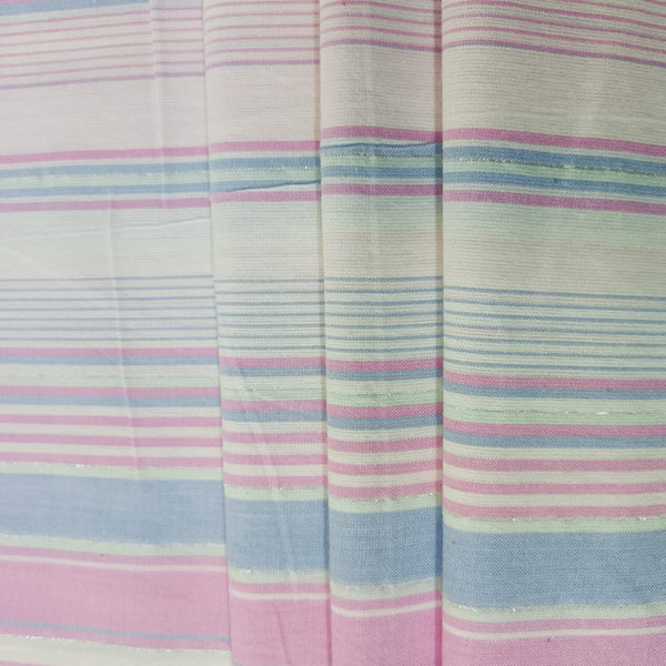 Cotton Lurex Stripes 60 Inch Y/D Fabrics CLYD16
