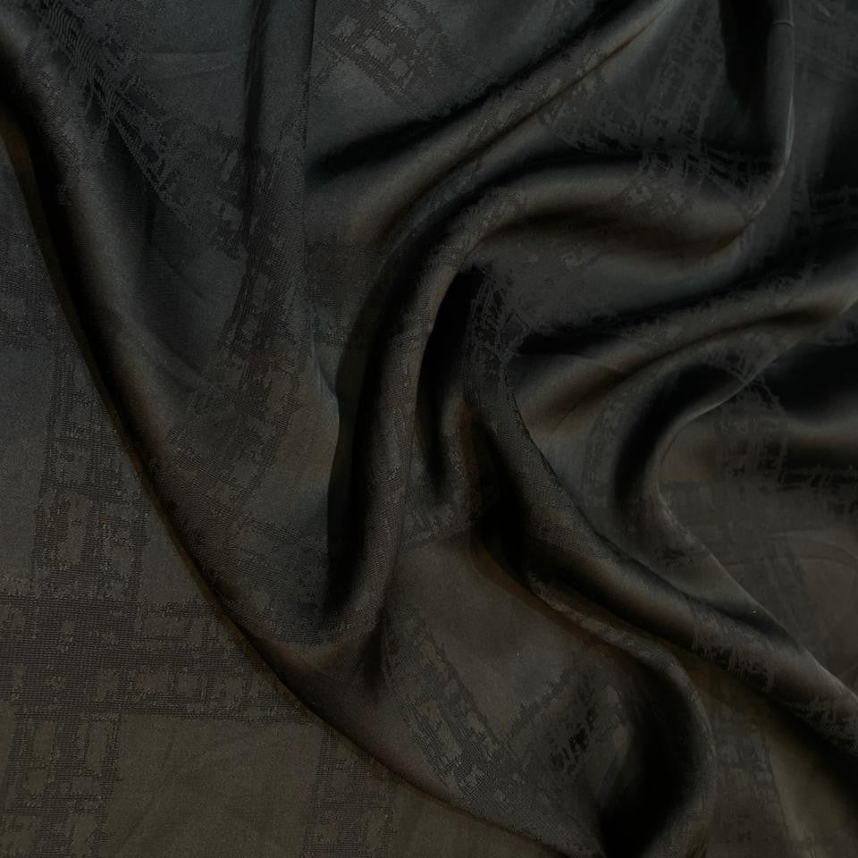 Alpine Jacquard (Squares Black)