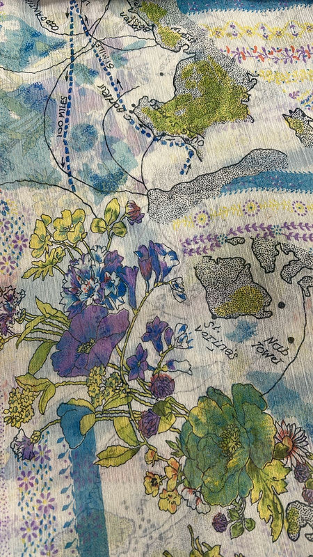 Poly Chiffon Print Fabric SFDS132