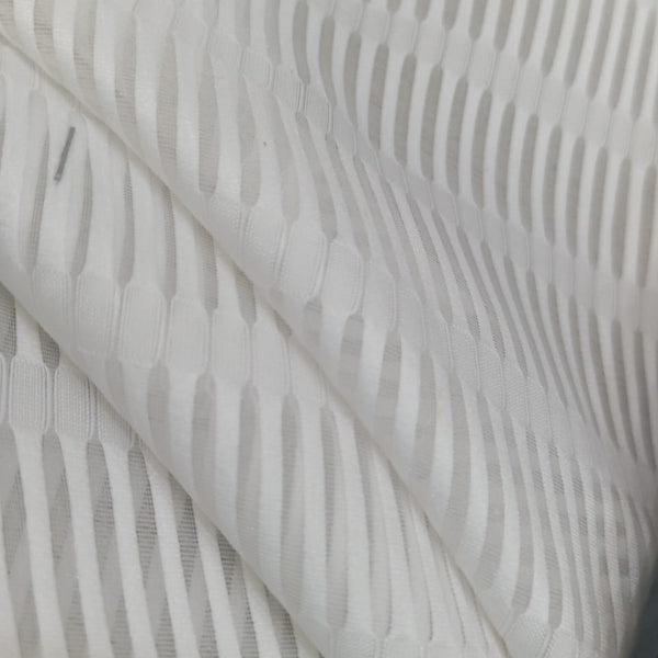 Roman Stripes Organza