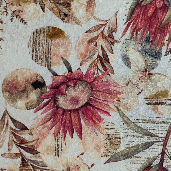 Embroidered Schiffli Print Fabric ESP 12