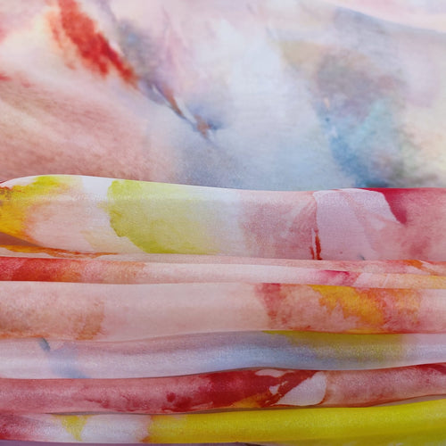 Bella Tie Dye Print On Organza-ORPA03