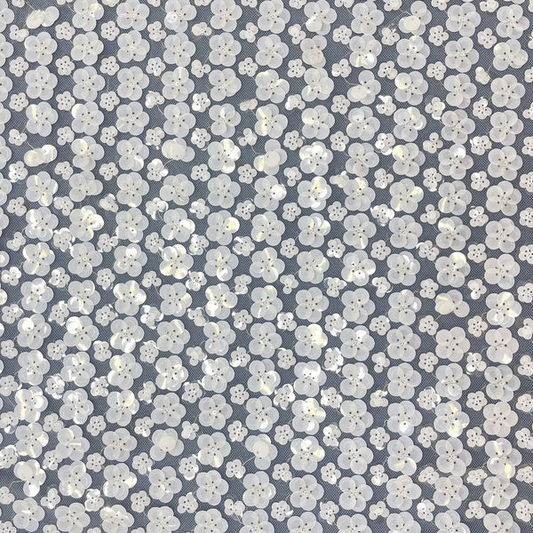 3D Applique Floral Sequins