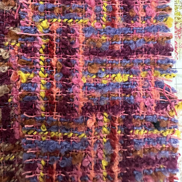 Shades Of Pink Boucle Tweed
