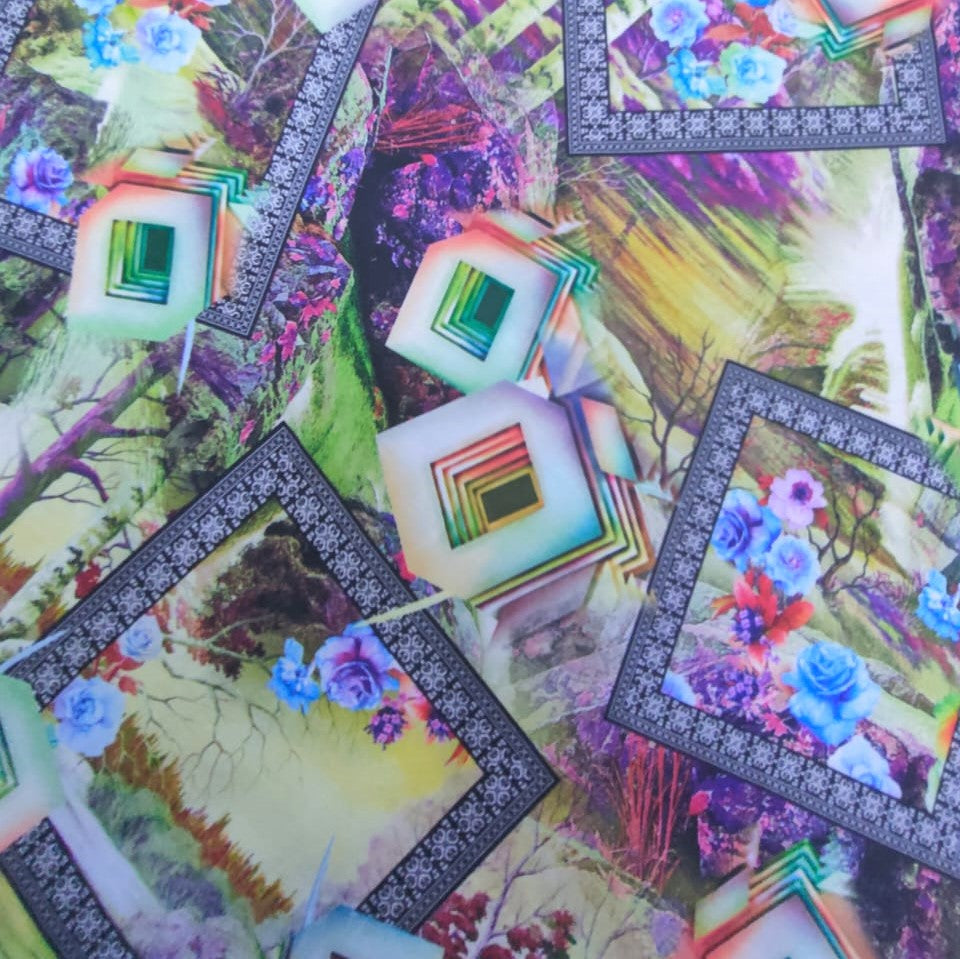 Print On Flat Chiffon FCPS253