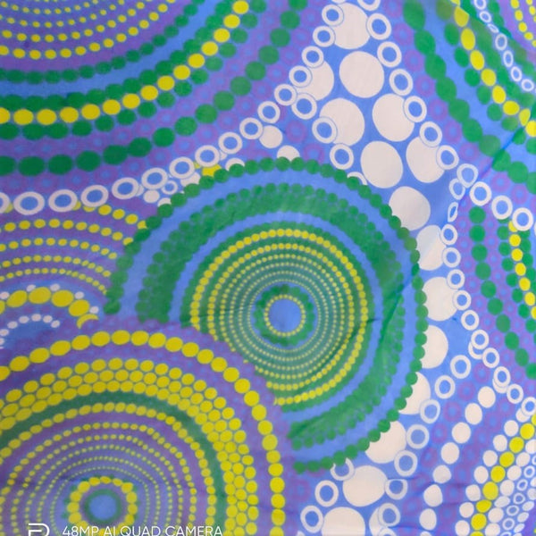 Mazematics Print On Silk Chiffon-SCPS171