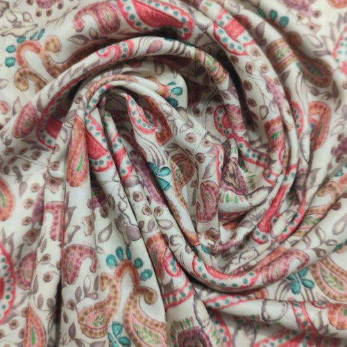 Cluster Paisley Print On Parsi Boski PBPS23