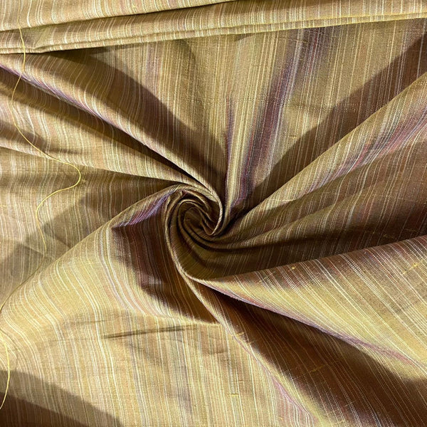 Dupion Silk -Multi Colour -Stripes