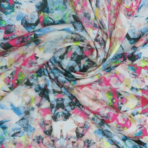 Hawaii Print On Dutchess Satin-DSPS11