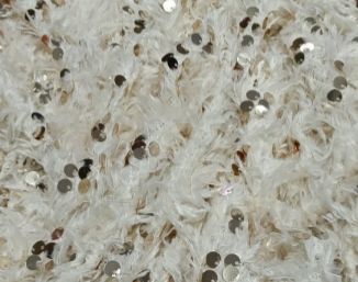 Feather Sequins Fabric