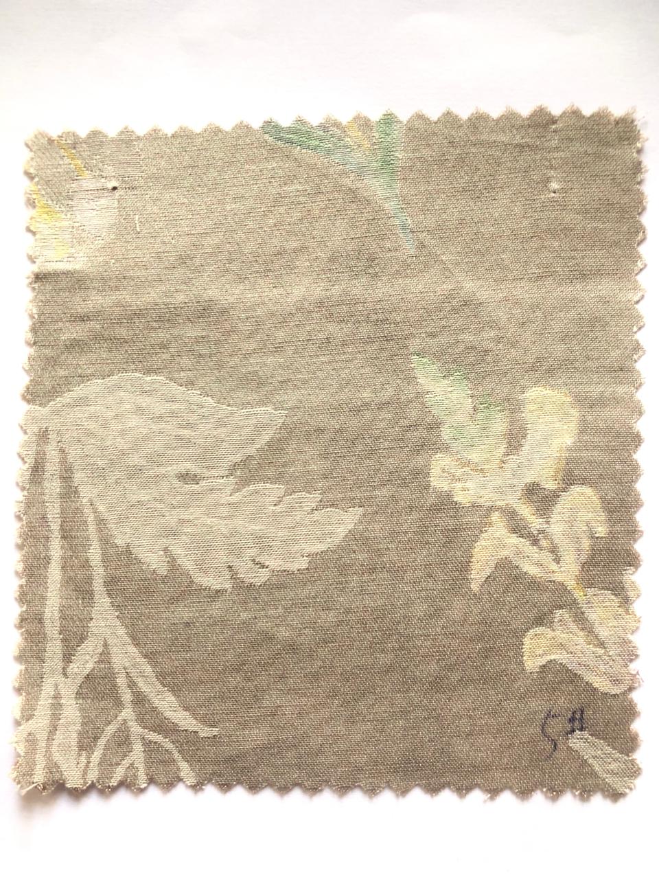 Silk Linen Jacquard (SLQ103-Olive)