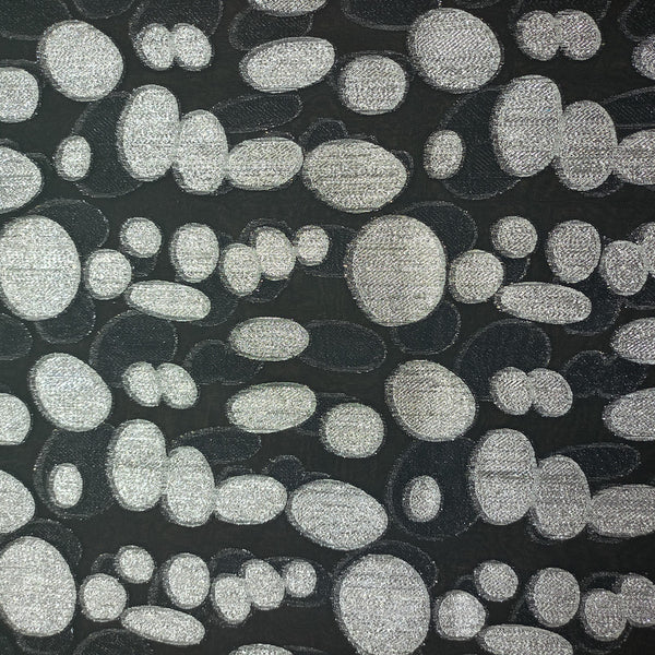 Silk Jacquard Polka Lurex NTCS12