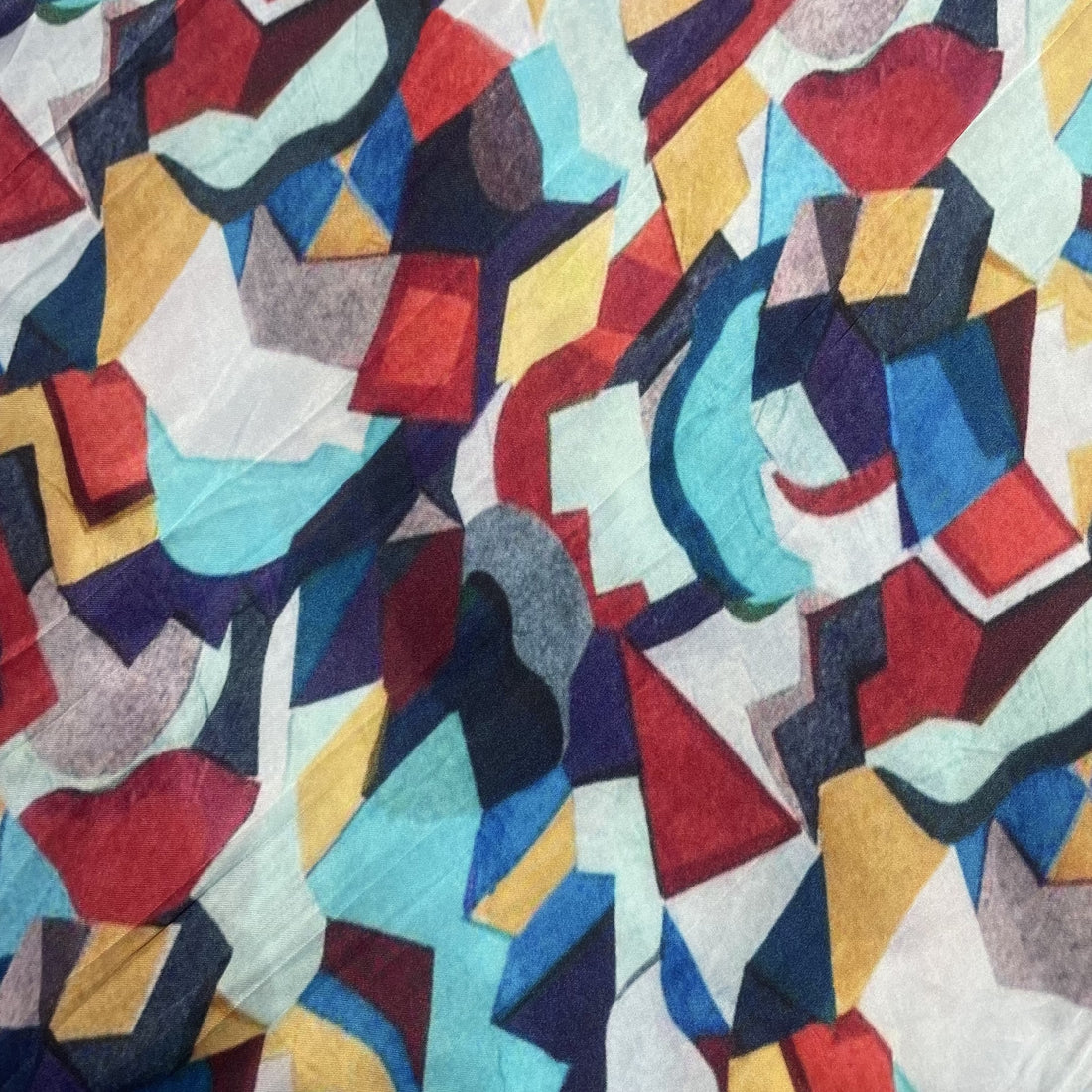 Vegan Silk Satin Print VSSP024