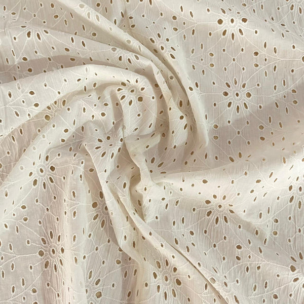 Cotton Embroidered Fabric OSCP488