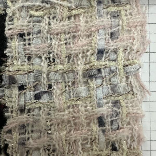 Pastel Ribbon Boucle Tweed