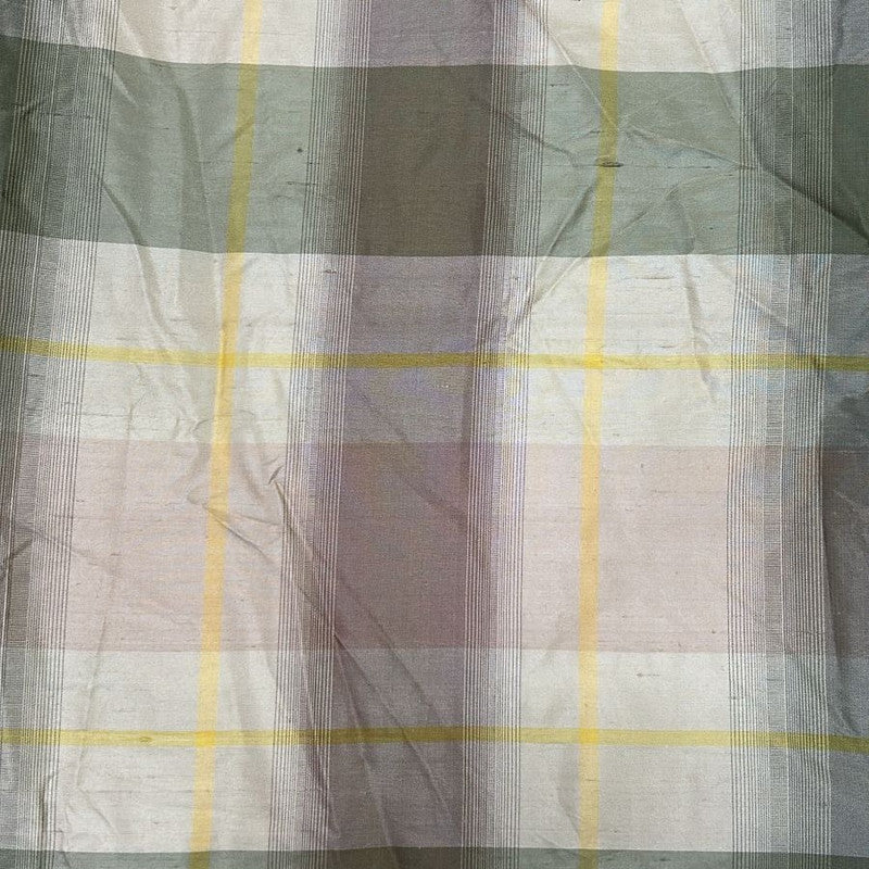 Check Dupion Silk Yarn Dyed SFCS34