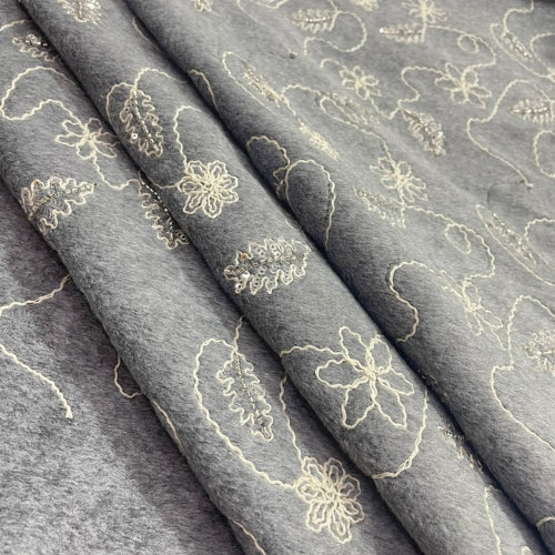 Luxury Tweed (Cutdana Tropical Grey)