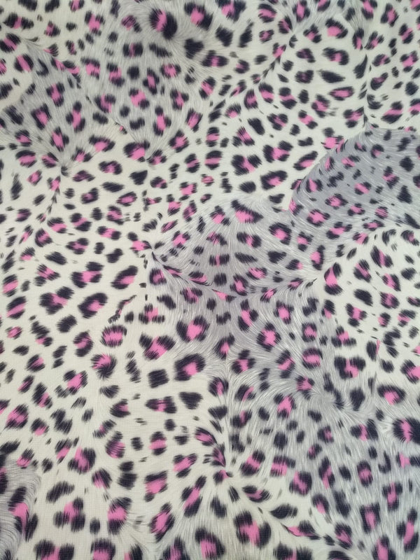 Pink Black Leopard Print On Roberto Cavalli  RCPS21