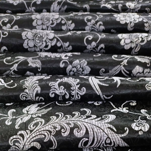 Aqua Print On Chinese Jacquard CJPA12