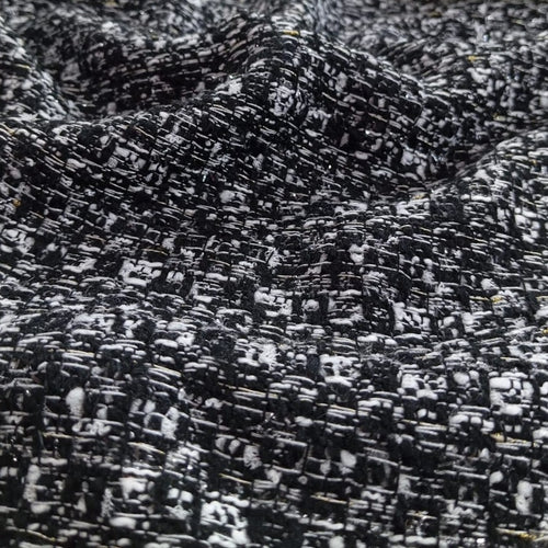 AGT-HNL-72 (B/W Abstract Lurex) Tweed