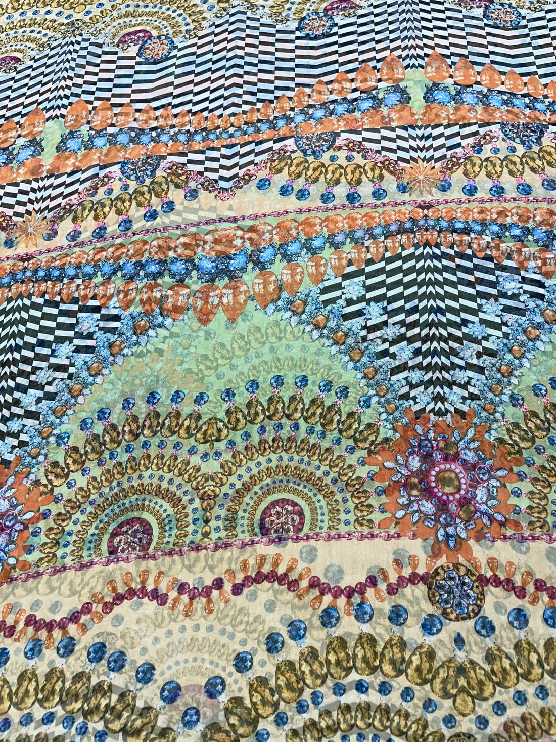 Print On Flat Chiffon FCPS173