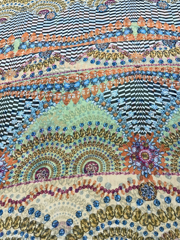 Print On Flat Chiffon FCPS173