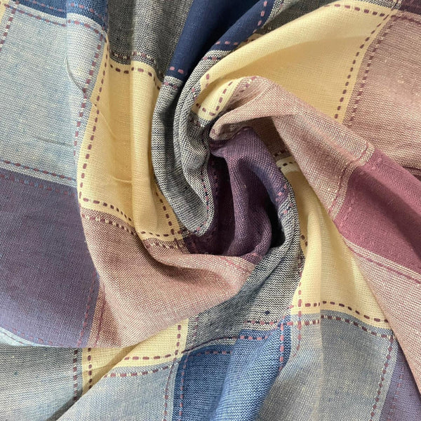 Cotton Multicolor Check Fabric OSCP244