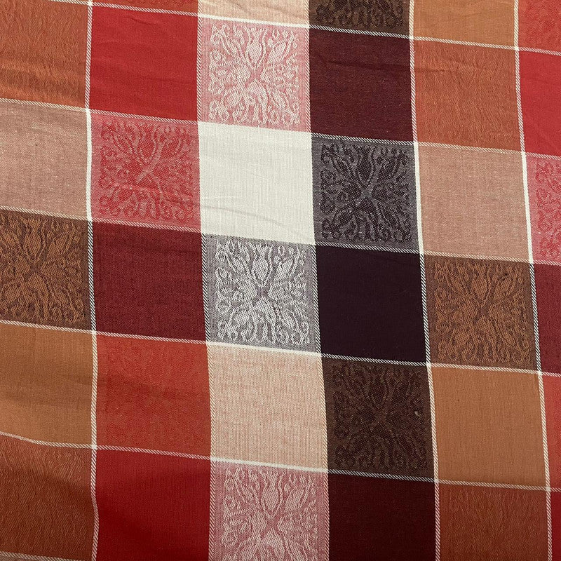 Cotton Multicolor Check Fabric OSCP566