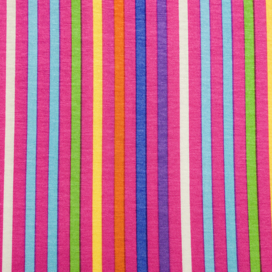 Stripes (Rainbow) Print On Viscose Knitted VKPS13