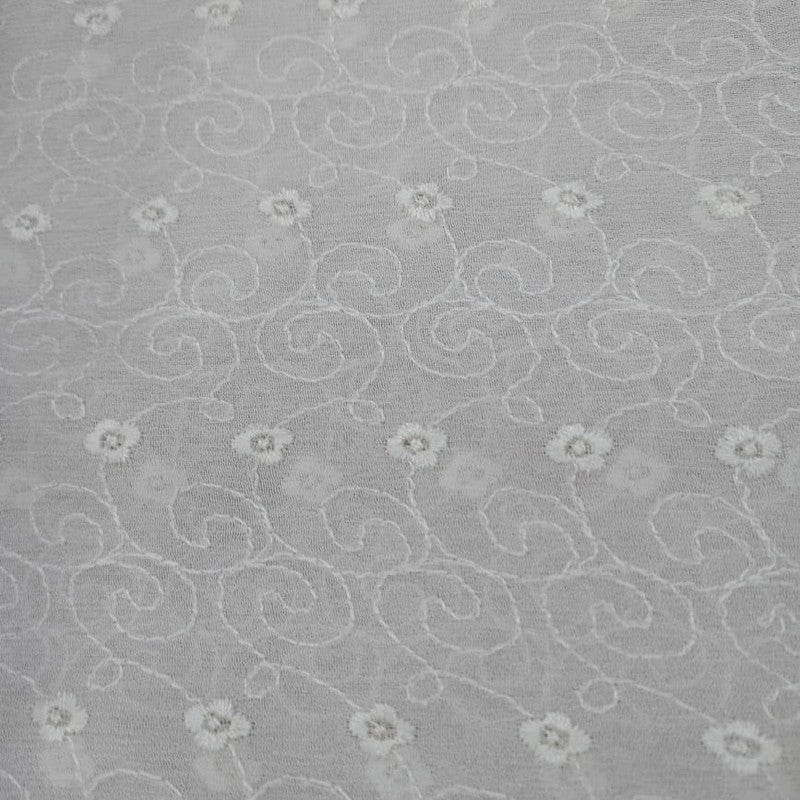 Cotton Schiffli Fabric CFFS11