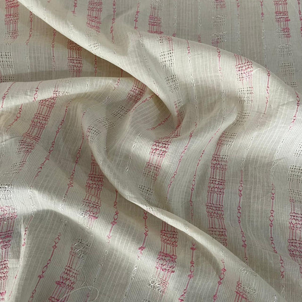 Cotton Embroidered Fabric OSCP607