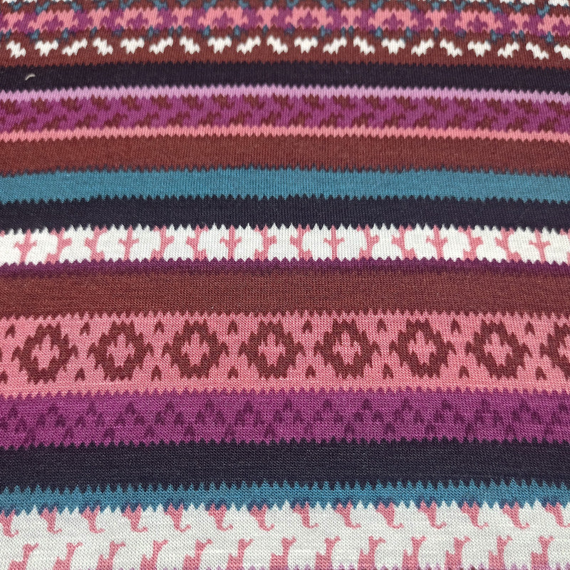 Modal Knitted Print MKPS01