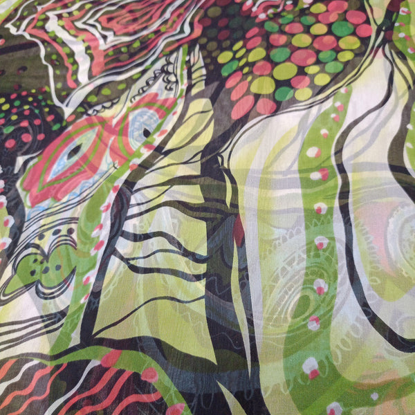 Print On Silk Chiffon SCPS275