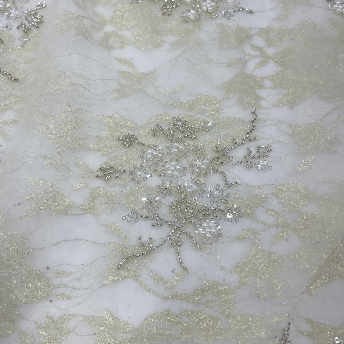 Beaded French Lace