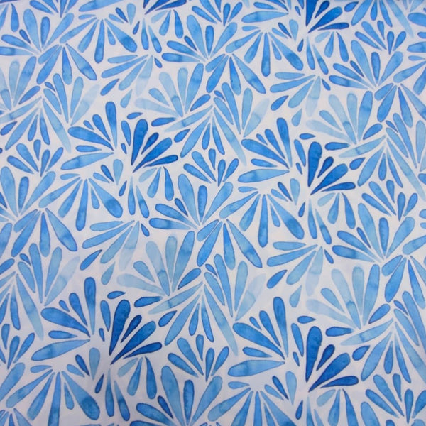 Splash Of Water Print On Royal Georgette RGPS15