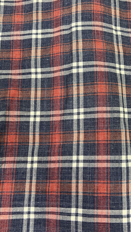 Cotton Check Yarn Dyed Fabric SFDS90