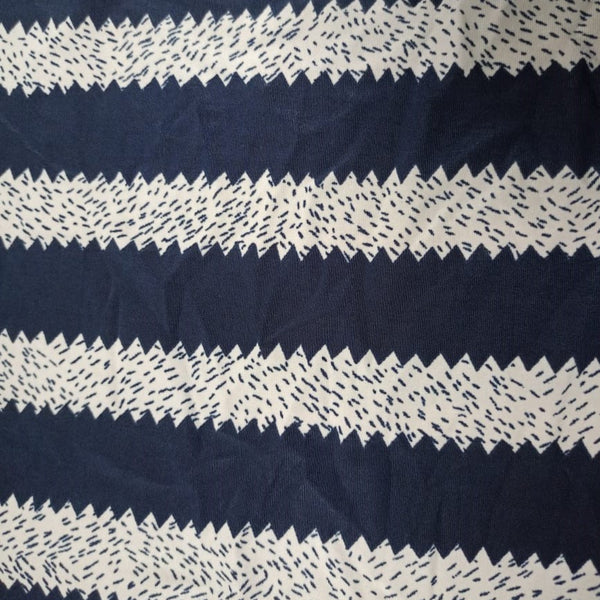 Chevron Stripes Print On Poly Knitted PKPS01