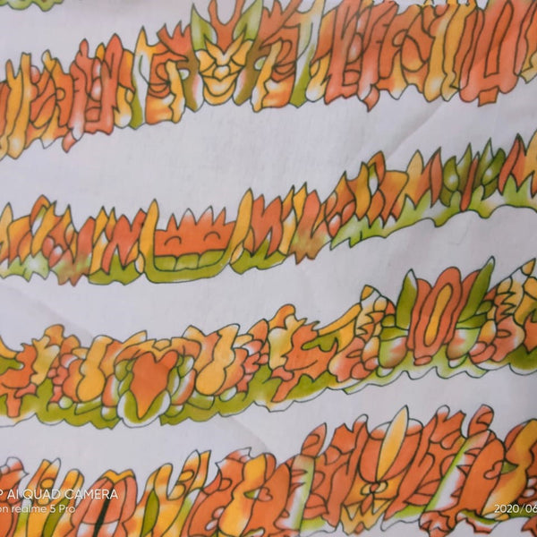 Doddle Print On Silk Chiffon-SCPS144