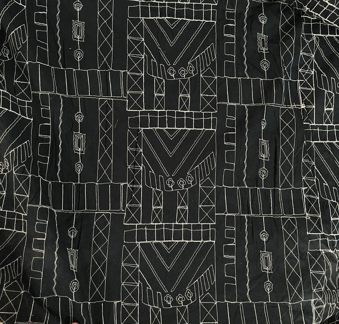 Cotton Embroidered Fabric OSCP372