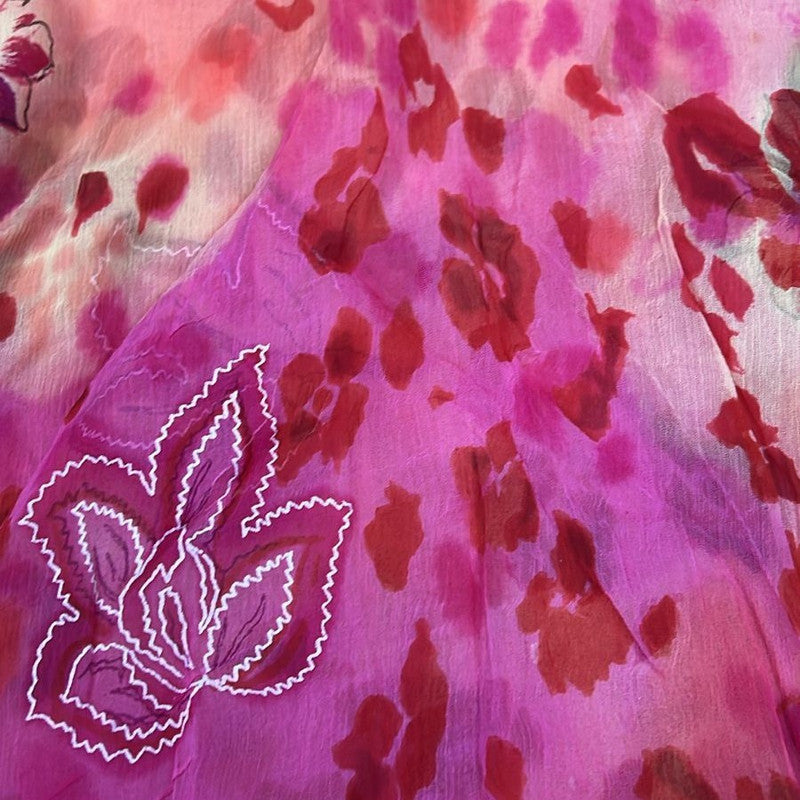 Print On Viscose Chiffon Fabric FFFS43